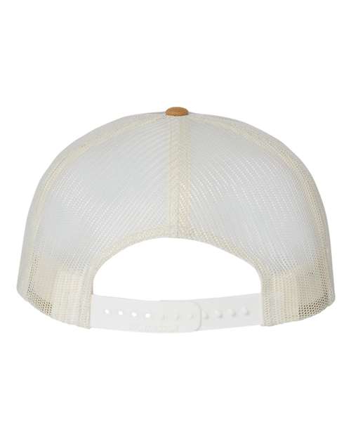 Wool Blend Flat Bill Trucker Cap