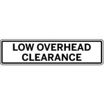 Low Overhead Clearance Traffic Sign