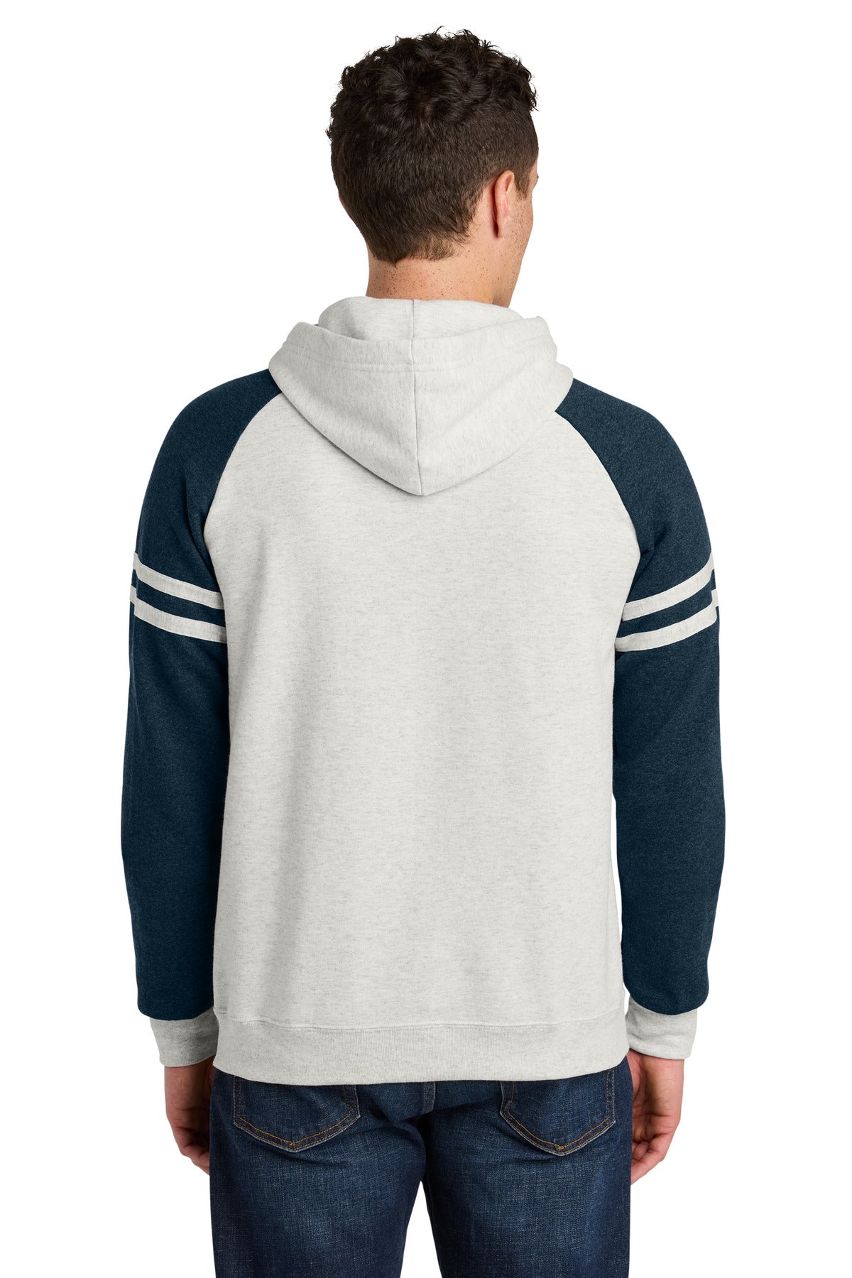 Jerzees Unisex NuBlend Varsity Colorblock Hooded Sweatshirt 97C
