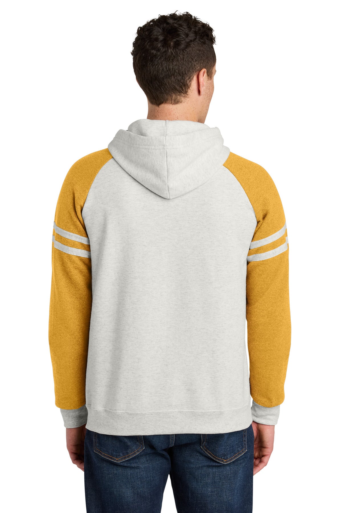 Jerzees Unisex NuBlend Varsity Colorblock Hooded Sweatshirt 97C