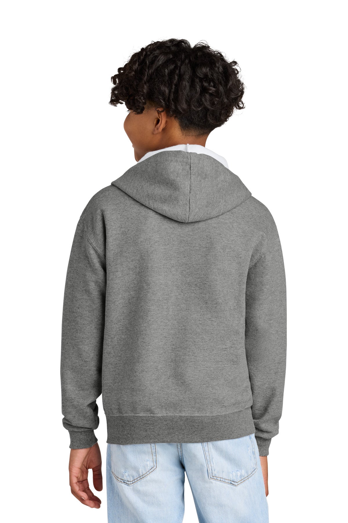 Jerzees Youth NuBlend Full-Zip Hooded Sweatshirt 993B