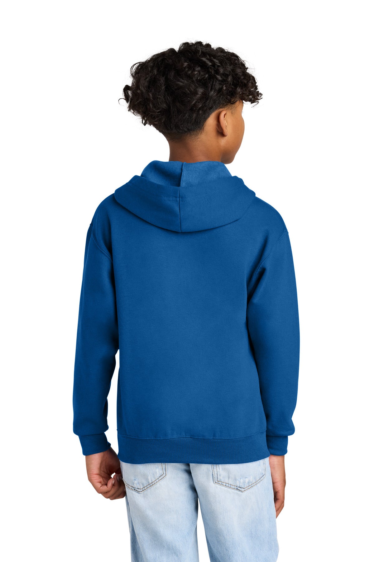 Jerzees Youth NuBlend Full-Zip Hooded Sweatshirt 993B
