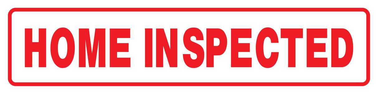 Home Inspected Rider