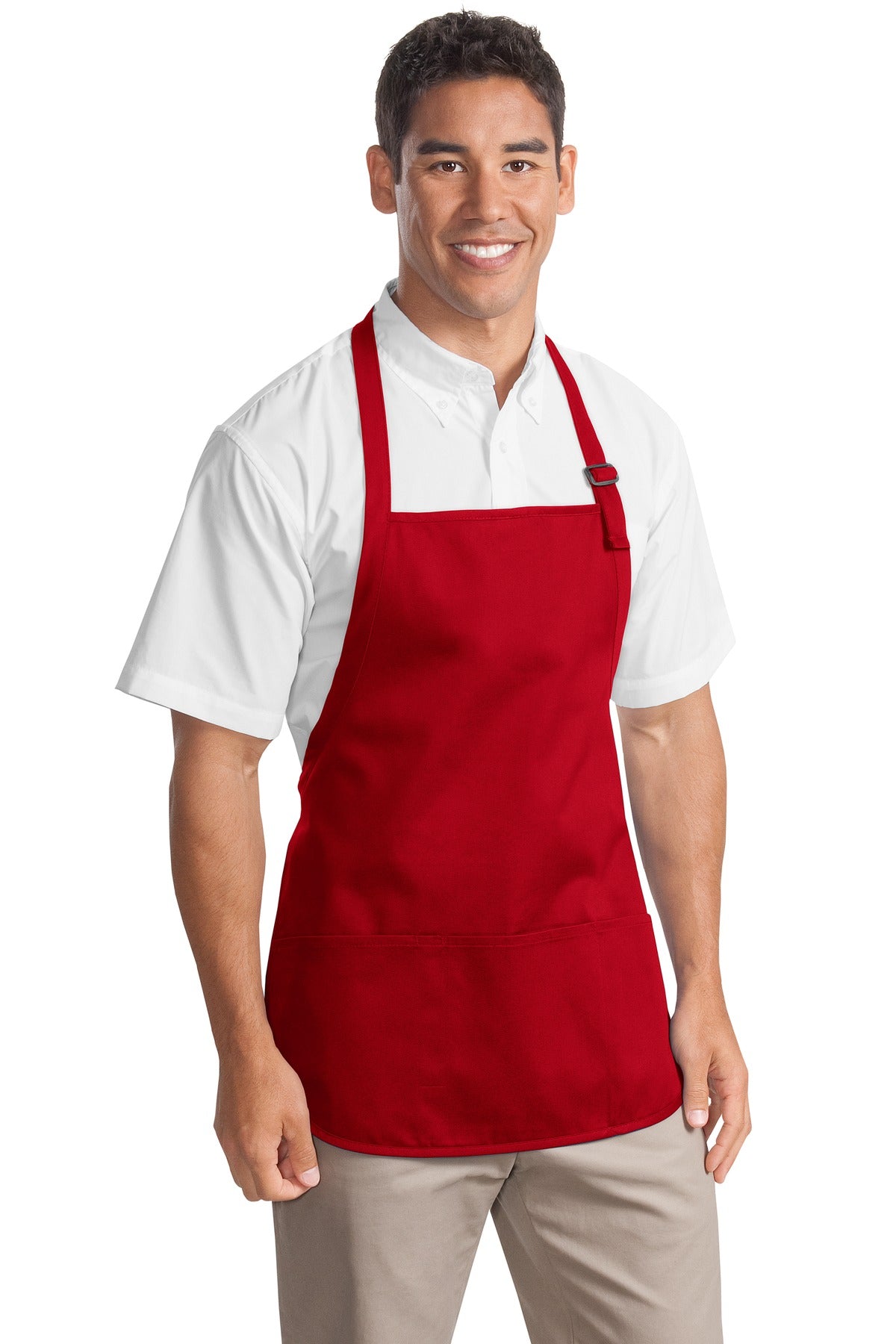 Port Authority Medium-Length Apron with Pouch Pockets A510