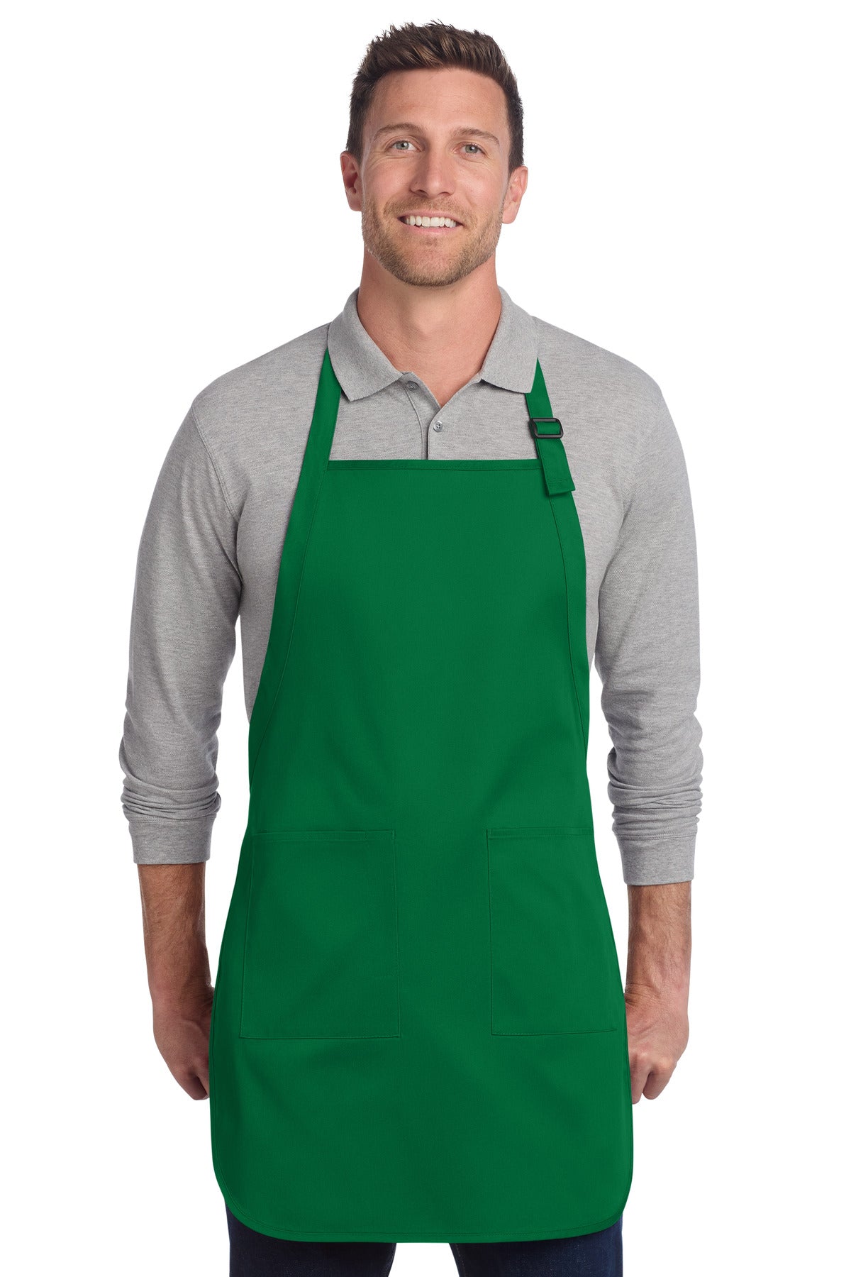 Port Authority Full-Length Two-Pocket Bib Apron A600