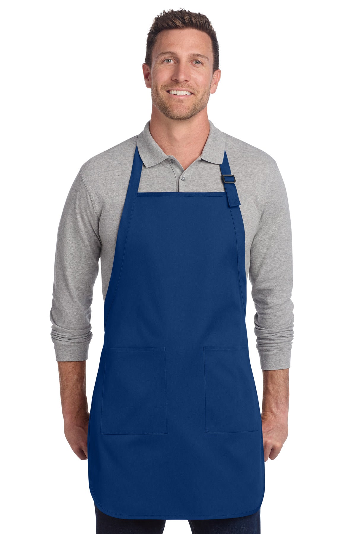 Port Authority Full-Length Two-Pocket Bib Apron A600
