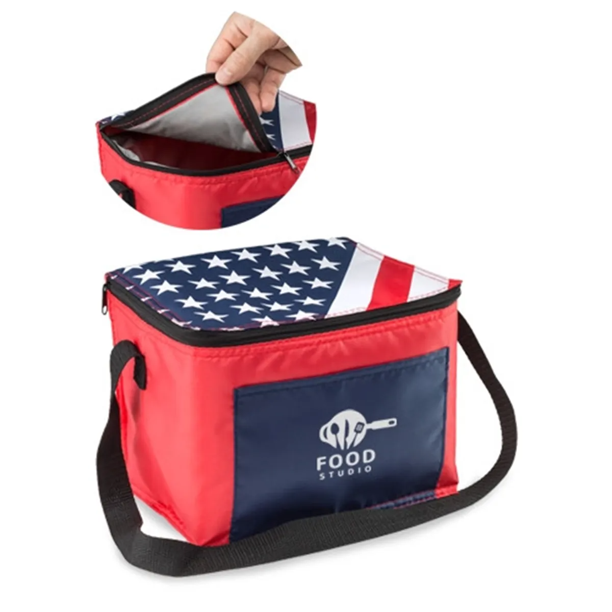 American Flag Lunch Bags ALUN35