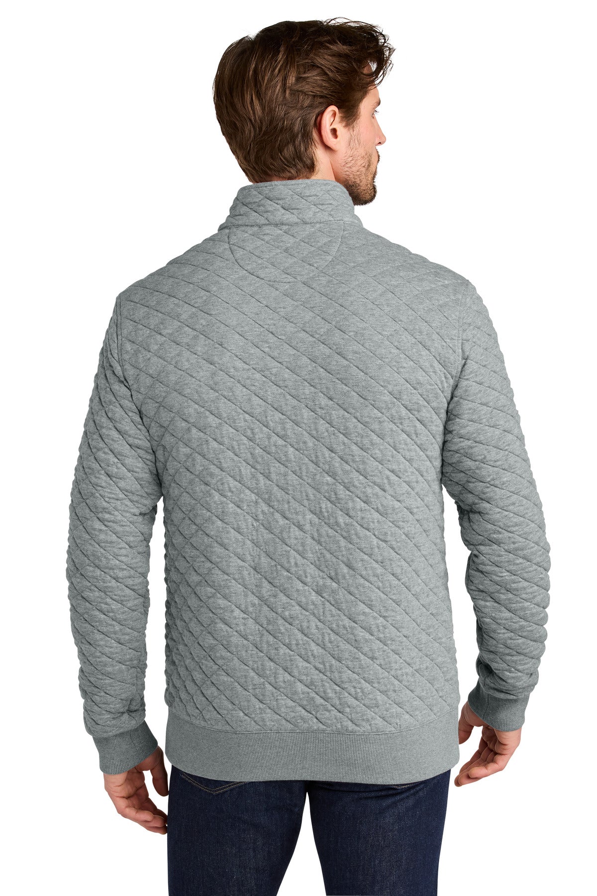 Brooks Brothers Diamond Quilt 1/4-Zip BB18212