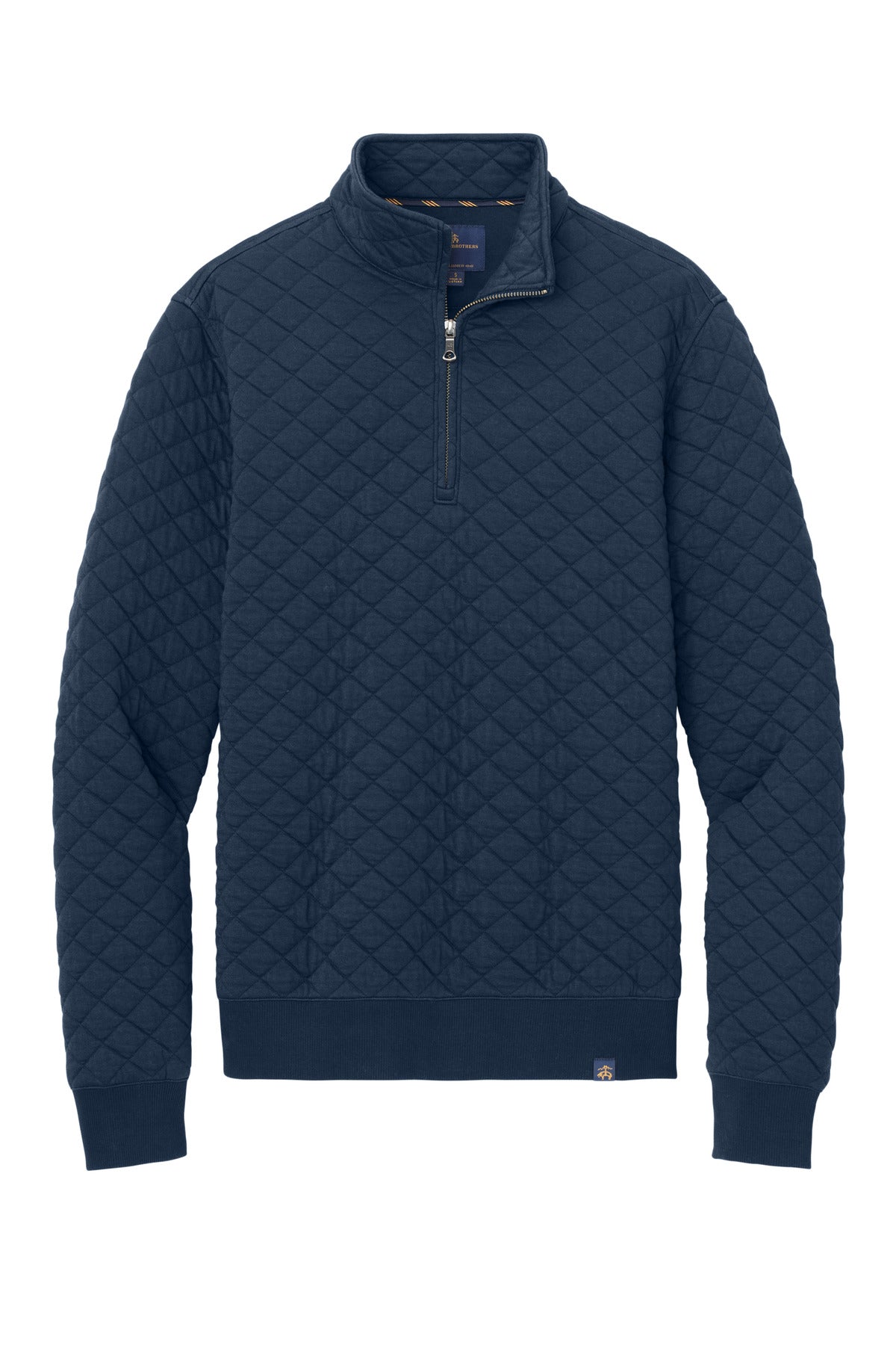 Brooks Brothers Diamond Quilt 1/4-Zip BB18212