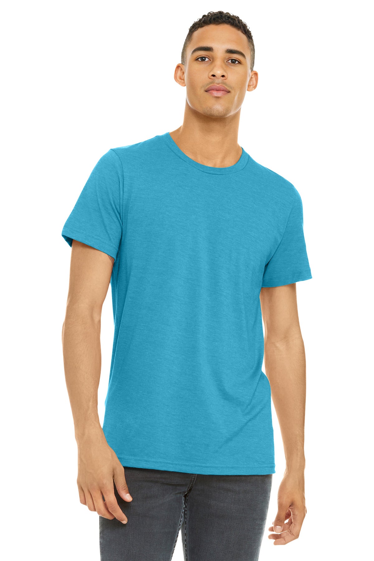 BELLA+CANVAS Unisex Heather CVC Short Sleeve Tee BC3001CVC