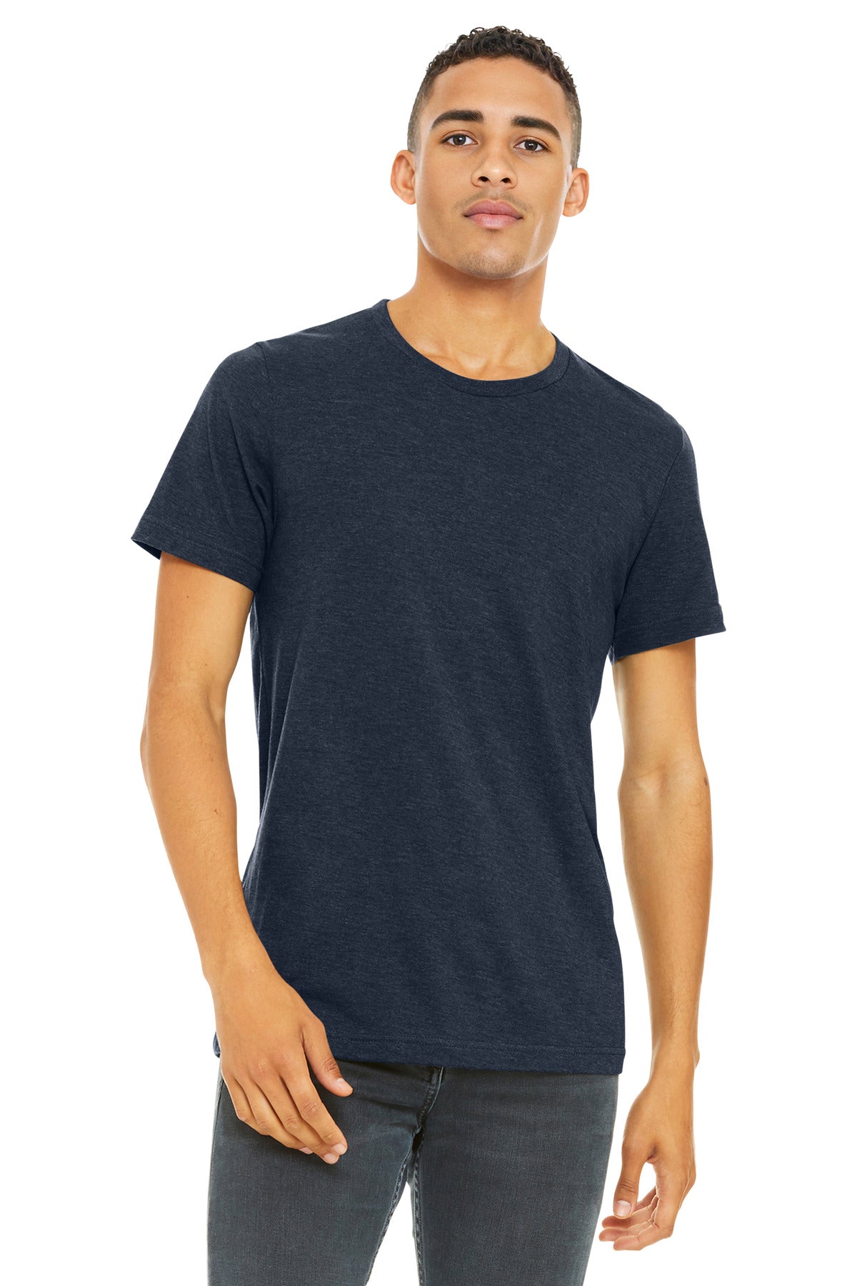 BELLA+CANVAS Unisex Heather CVC Short Sleeve Tee BC3001CVC