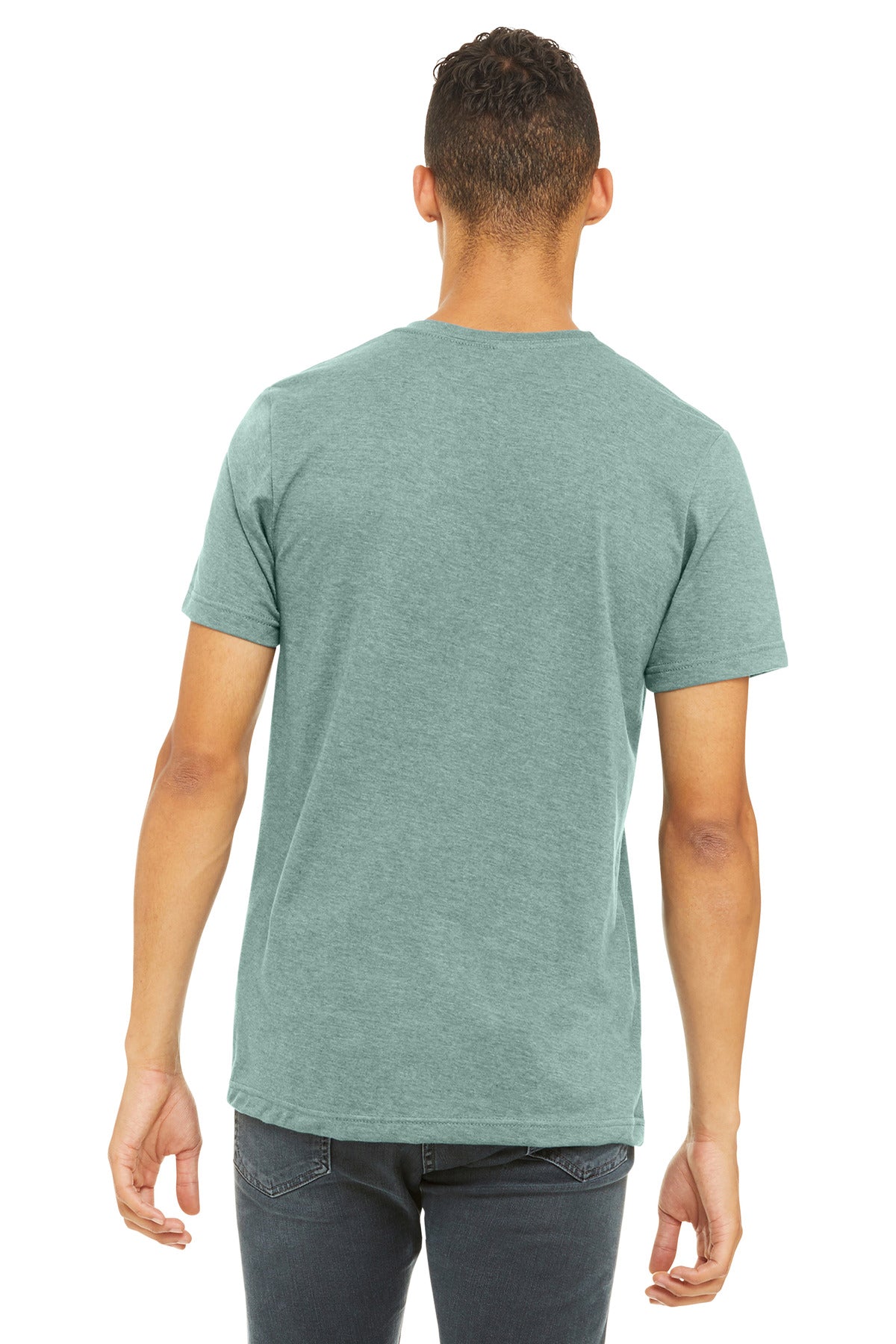 BELLA+CANVAS Unisex Heather CVC Short Sleeve Tee BC3001CVC