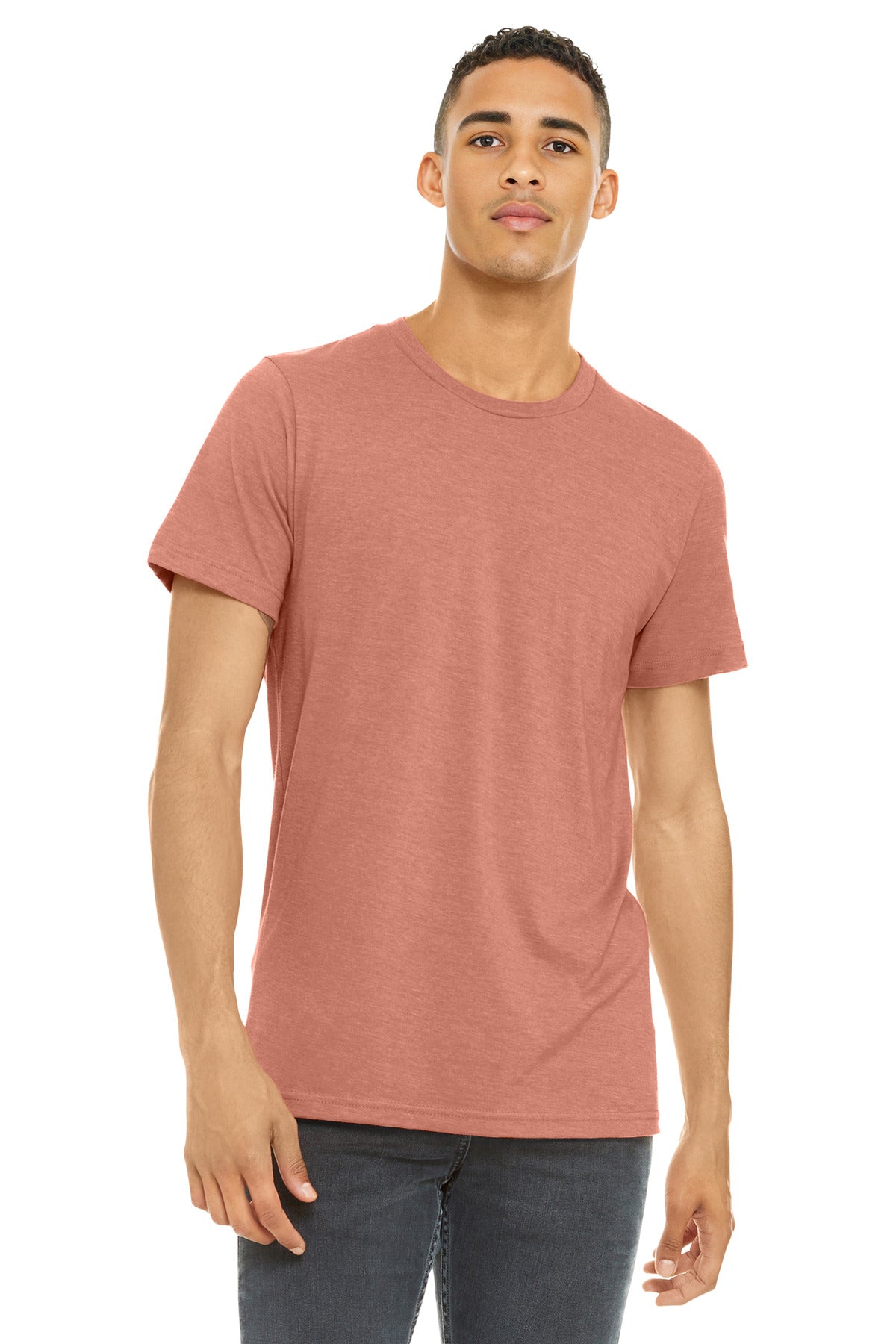 BELLA+CANVAS Unisex Heather CVC Short Sleeve Tee BC3001CVC
