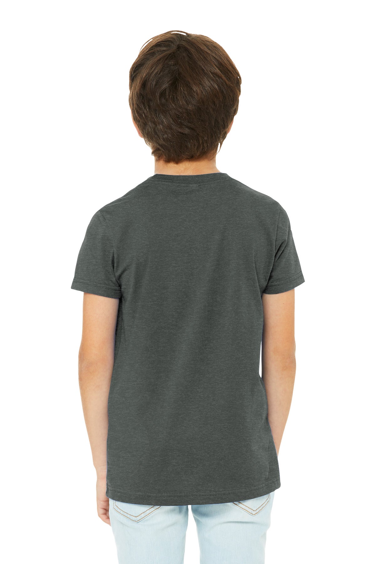 BELLA+CANVAS Youth Heather CVC Tee BC3001YCVC