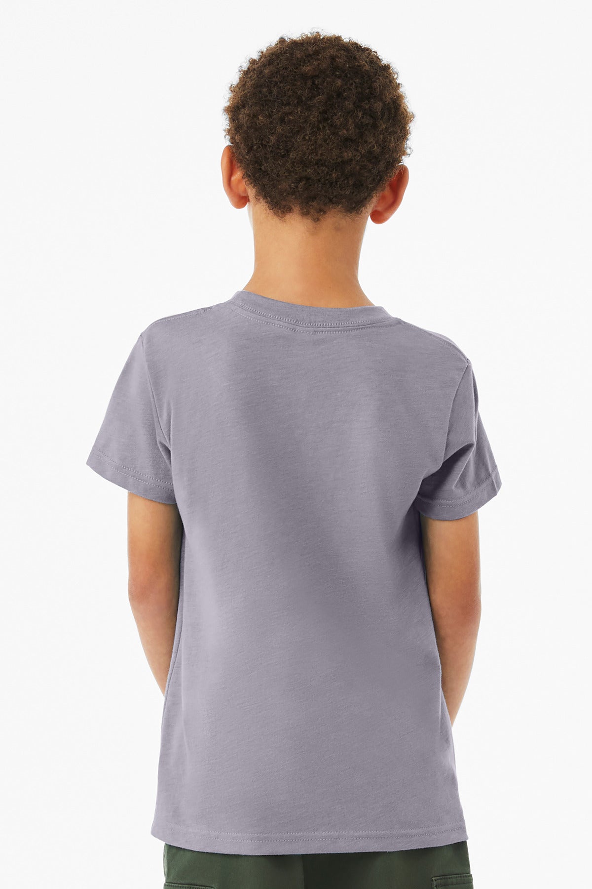 BELLA+CANVAS Youth Heather CVC Tee BC3001YCVC