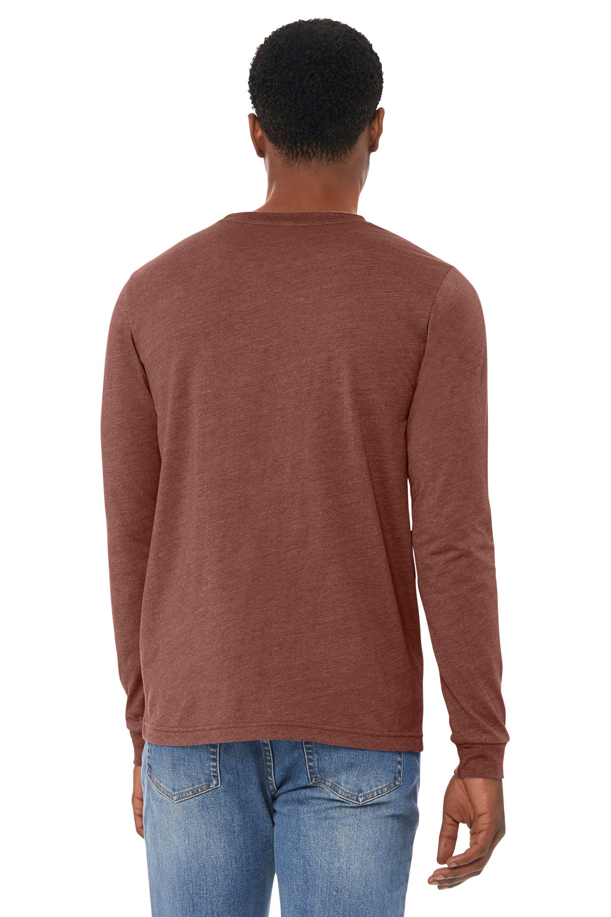 BELLA+CANVAS Unisex Heather CVC Long Sleeve Tee BC3501CVC