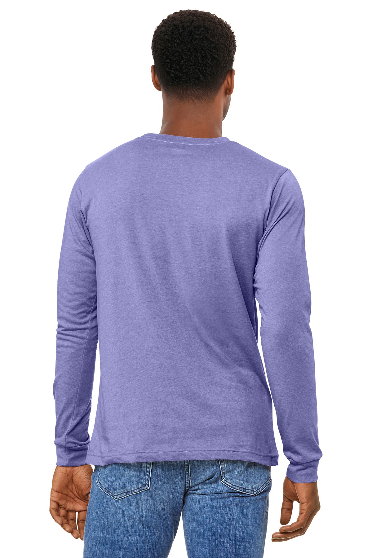 BELLA+CANVAS Unisex Heather CVC Long Sleeve Tee BC3501CVC