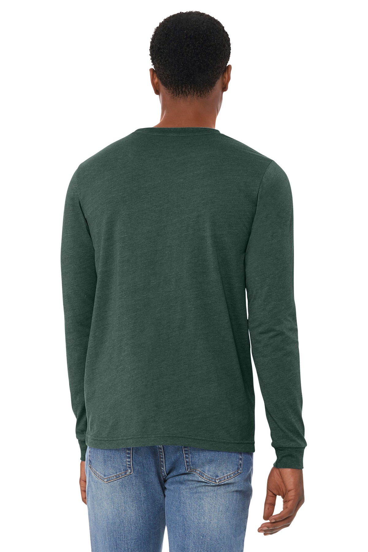 BELLA+CANVAS Unisex Heather CVC Long Sleeve Tee BC3501CVC