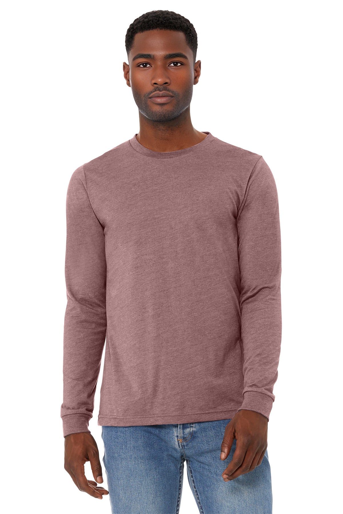 BELLA+CANVAS Unisex Heather CVC Long Sleeve Tee BC3501CVC