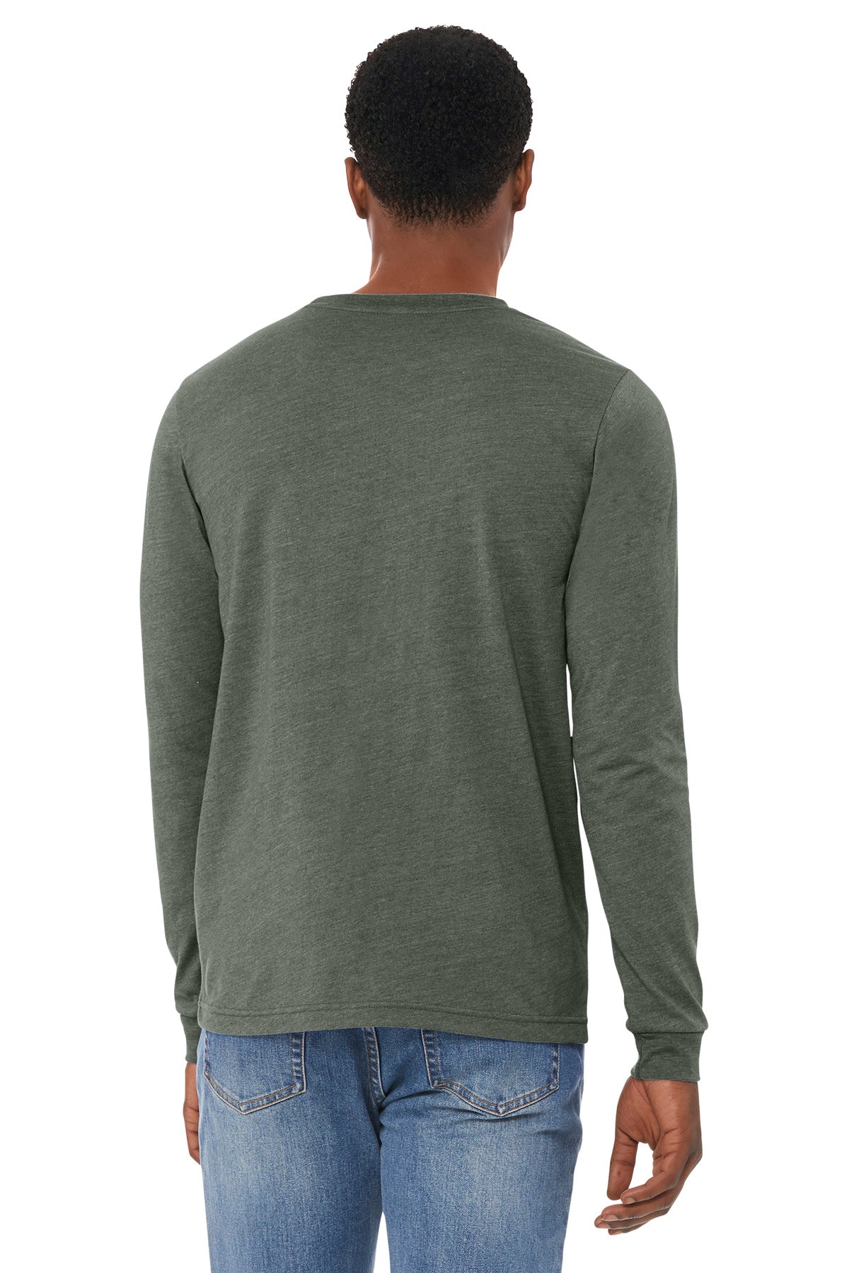 BELLA+CANVAS Unisex Heather CVC Long Sleeve Tee BC3501CVC