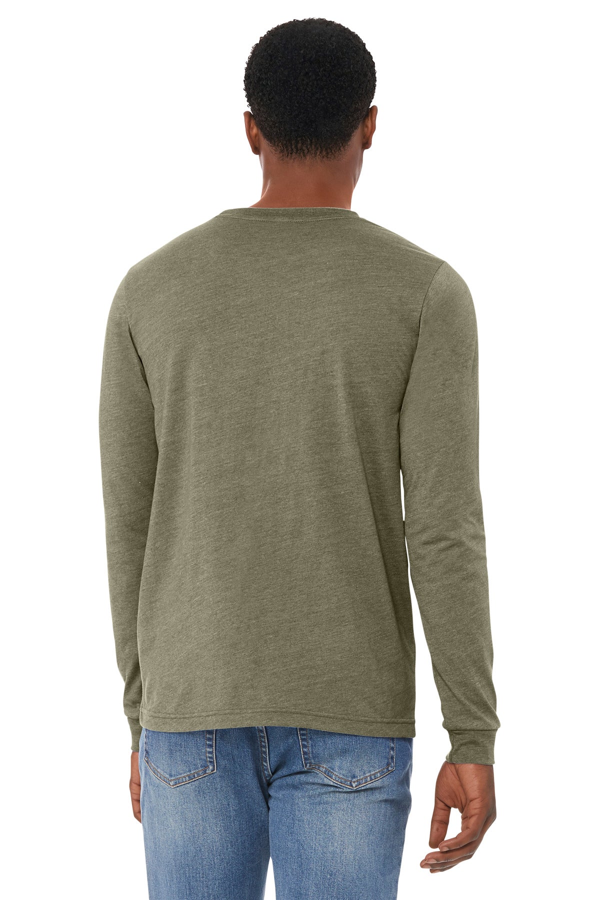 BELLA+CANVAS Unisex Heather CVC Long Sleeve Tee BC3501CVC