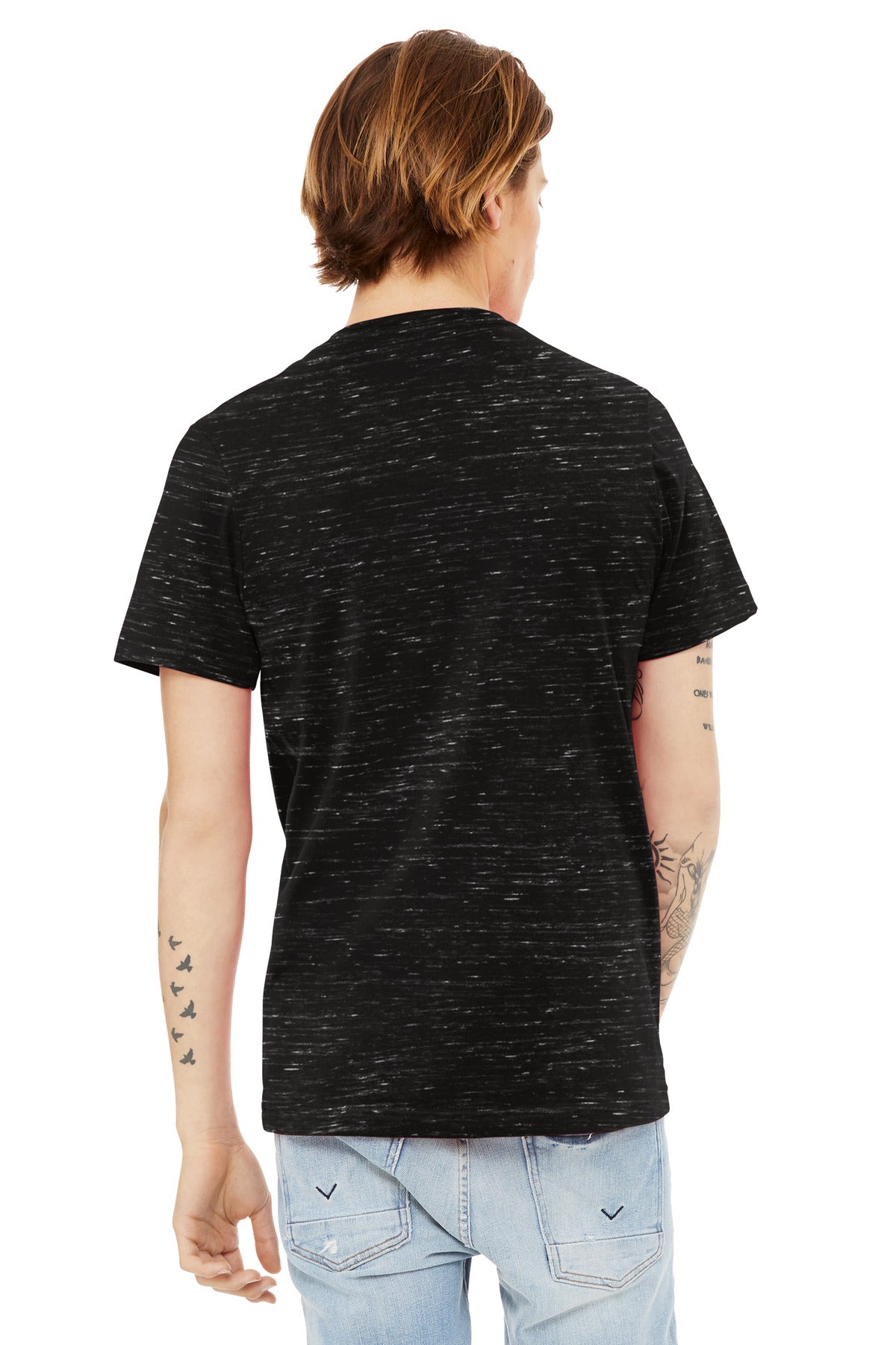 BELLA+CANVAS Unisex Textured Jersey V-Neck Tee BC3655