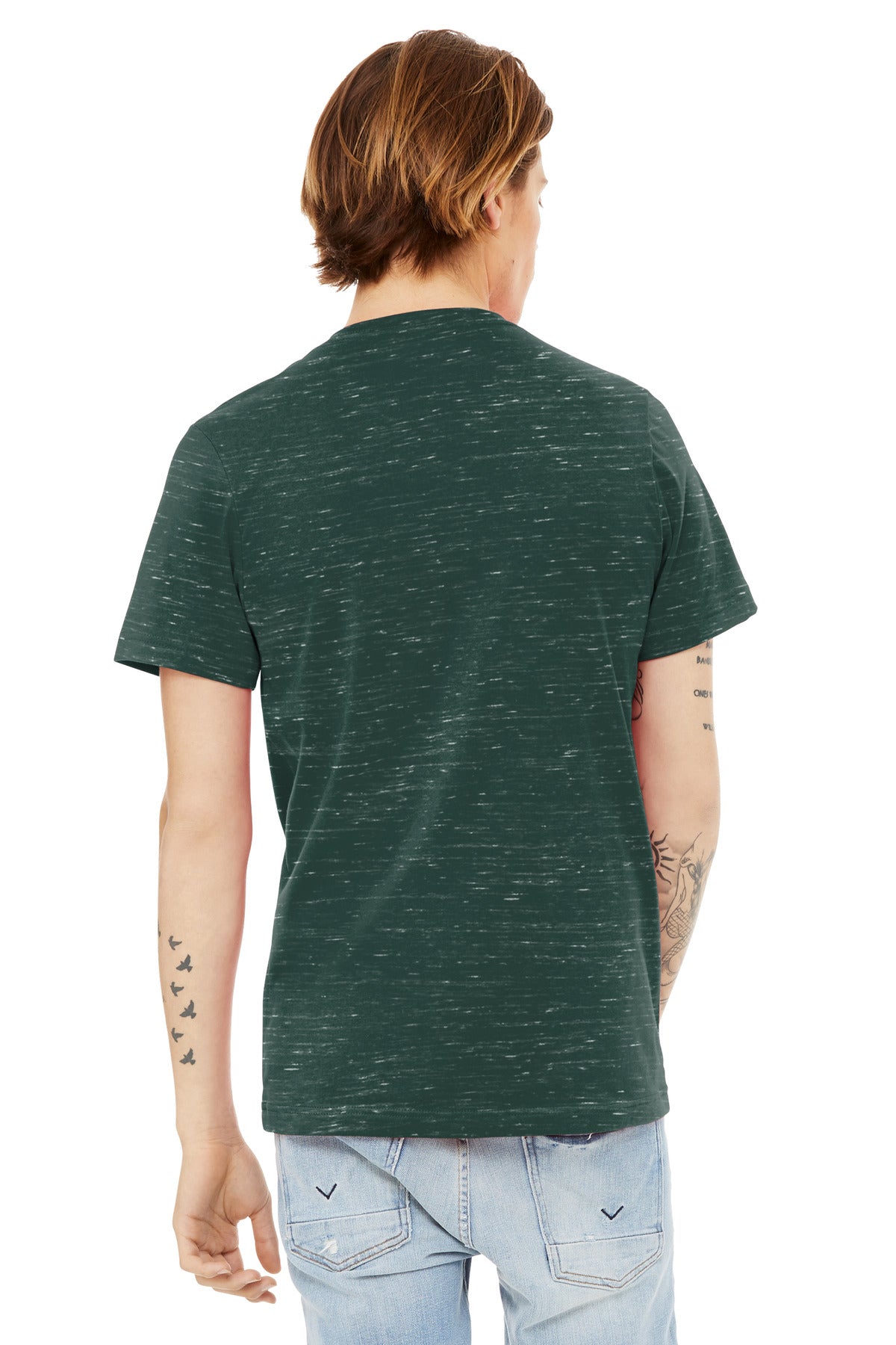 BELLA+CANVAS Unisex Textured Jersey V-Neck Tee BC3655