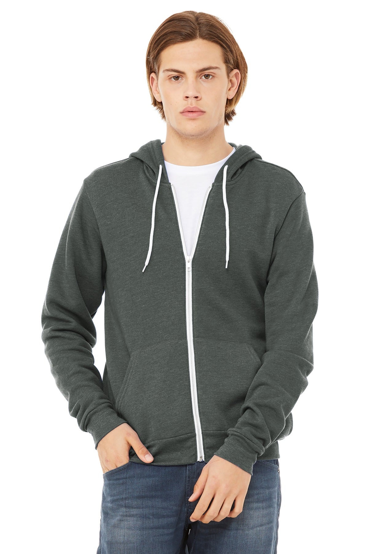 BELLA+CANVAS Unisex Sponge Fleece Full-Zip Hoodie BC3739