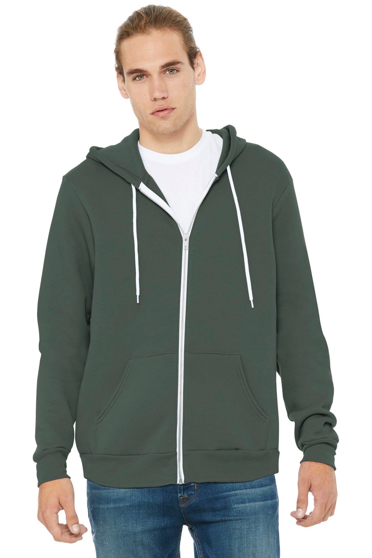 BELLA+CANVAS Unisex Sponge Fleece Full-Zip Hoodie BC3739