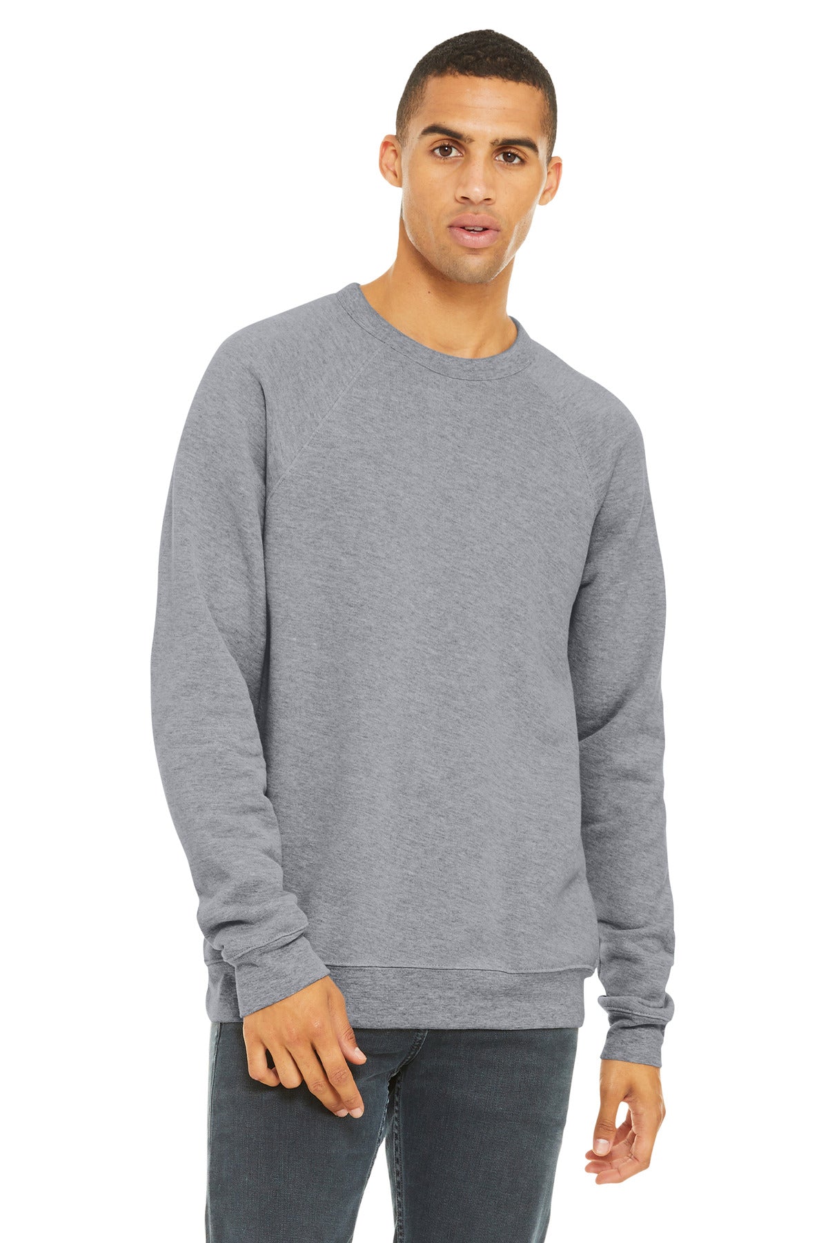 BELLA+CANVAS Unisex Sponge Fleece Raglan Sweatshirt BC3901