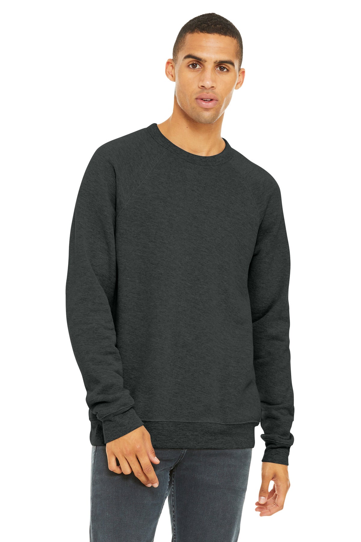 BELLA+CANVAS Unisex Sponge Fleece Raglan Sweatshirt BC3901