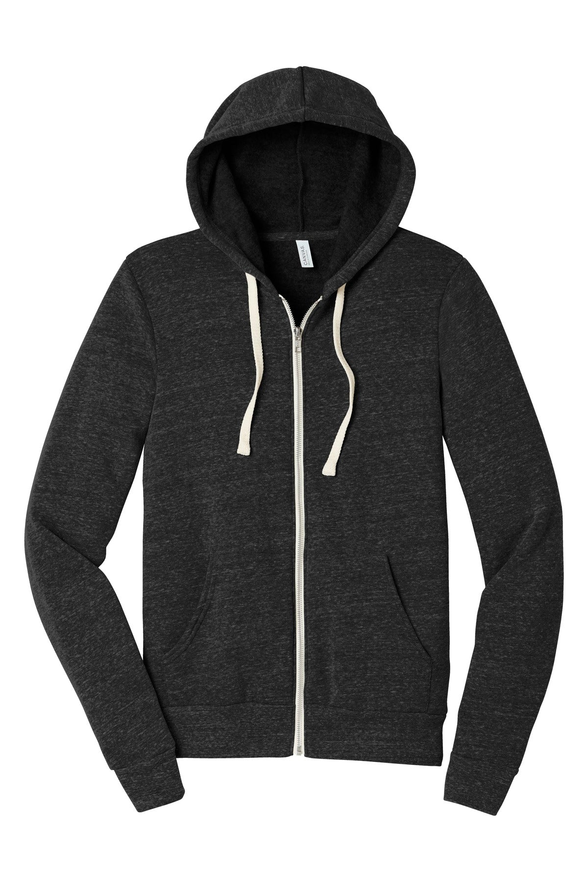 BELLA+CANVAS Unisex Triblend Sponge Fleece Full-Zip Hoodie BC3909
