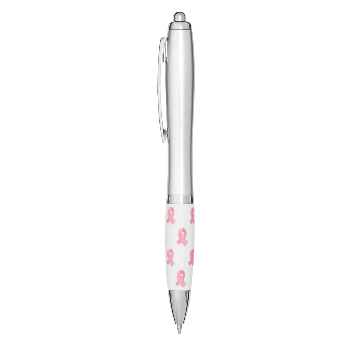 Breast Cancer Awareness Pink Ribbon Ballpoint Pen - P366