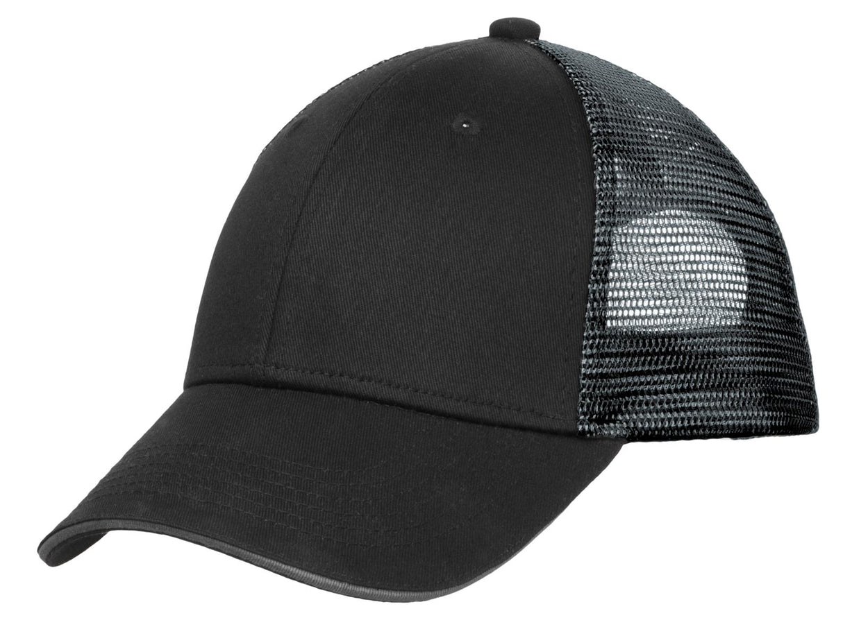 Port Authority Double Mesh Snapback Sandwich Bill Cap C818