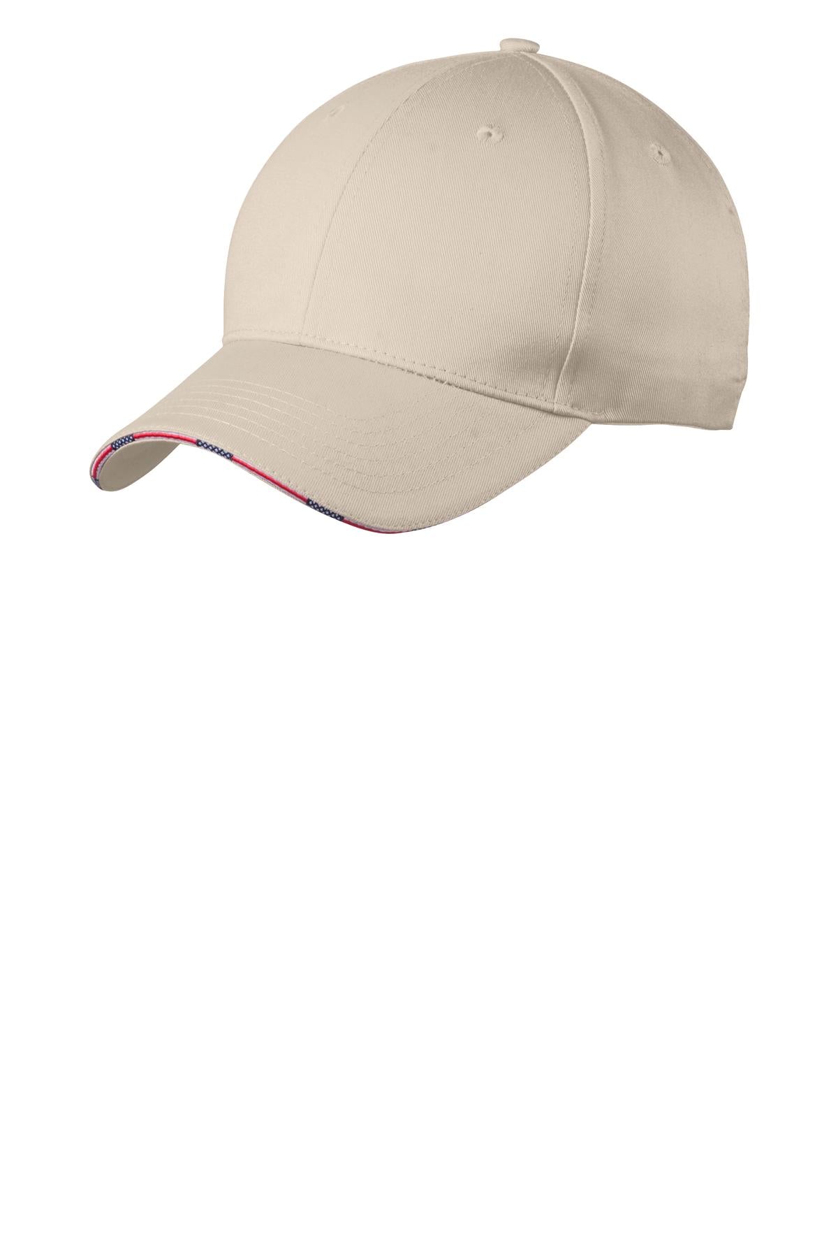 Port Authority Americana Flag Sandwich Cap C829