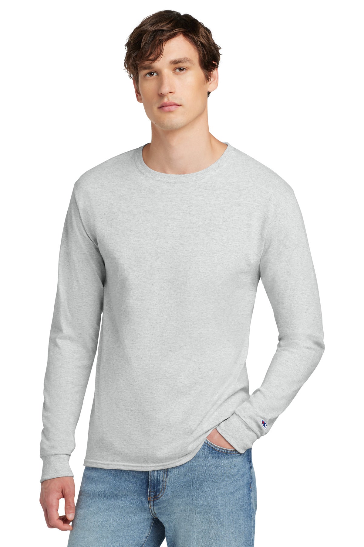 Champion Heritage 5.2-Oz. Jersey Long Sleeve Tee CC8C