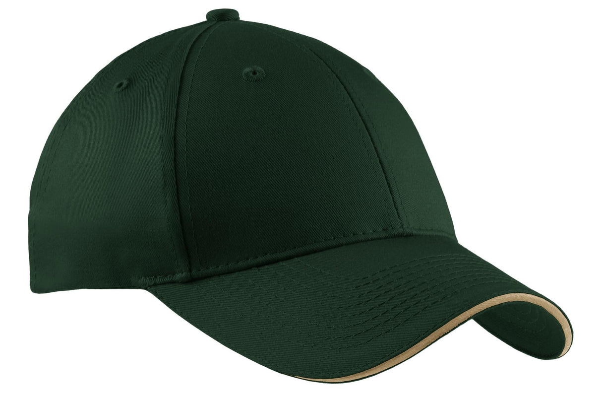 Port Authority Cotton Twill Sandwich Bill Cap CP85