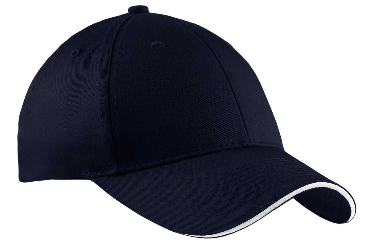 Port Authority Cotton Twill Sandwich Bill Cap CP85