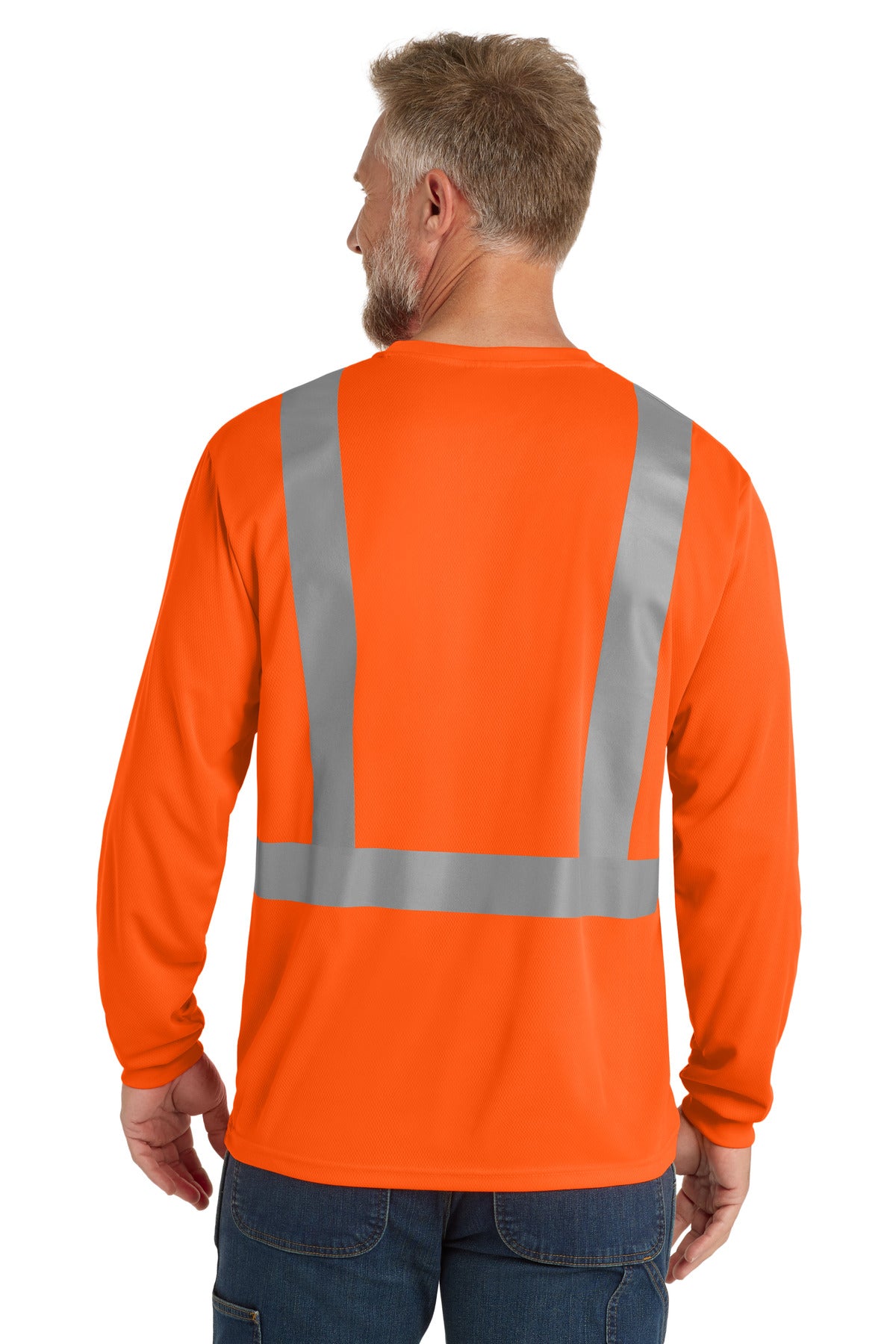 CornerStone ANSI 107 Class 2 Mesh Long Sleeve Tee CS201