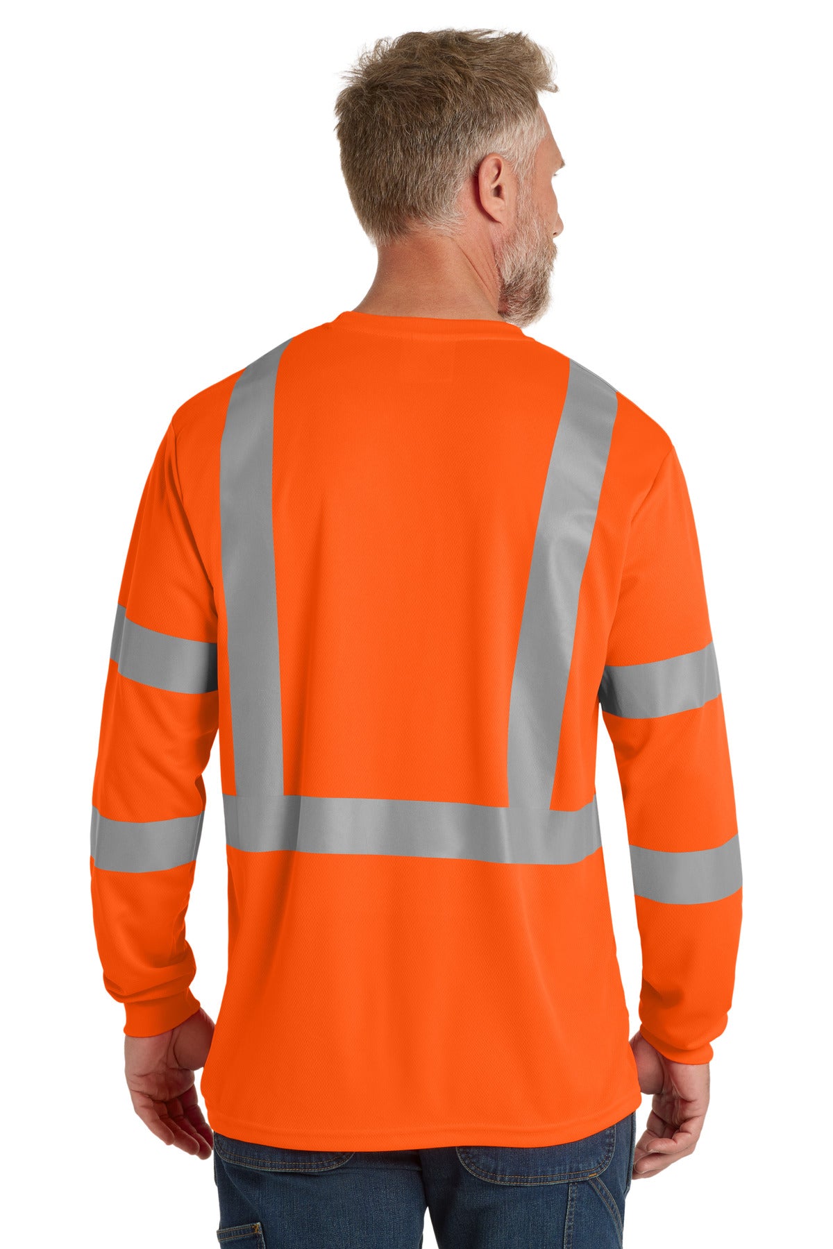 CornerStone ANSI 107 Class 3 Mesh Long Sleeve Tee CS203