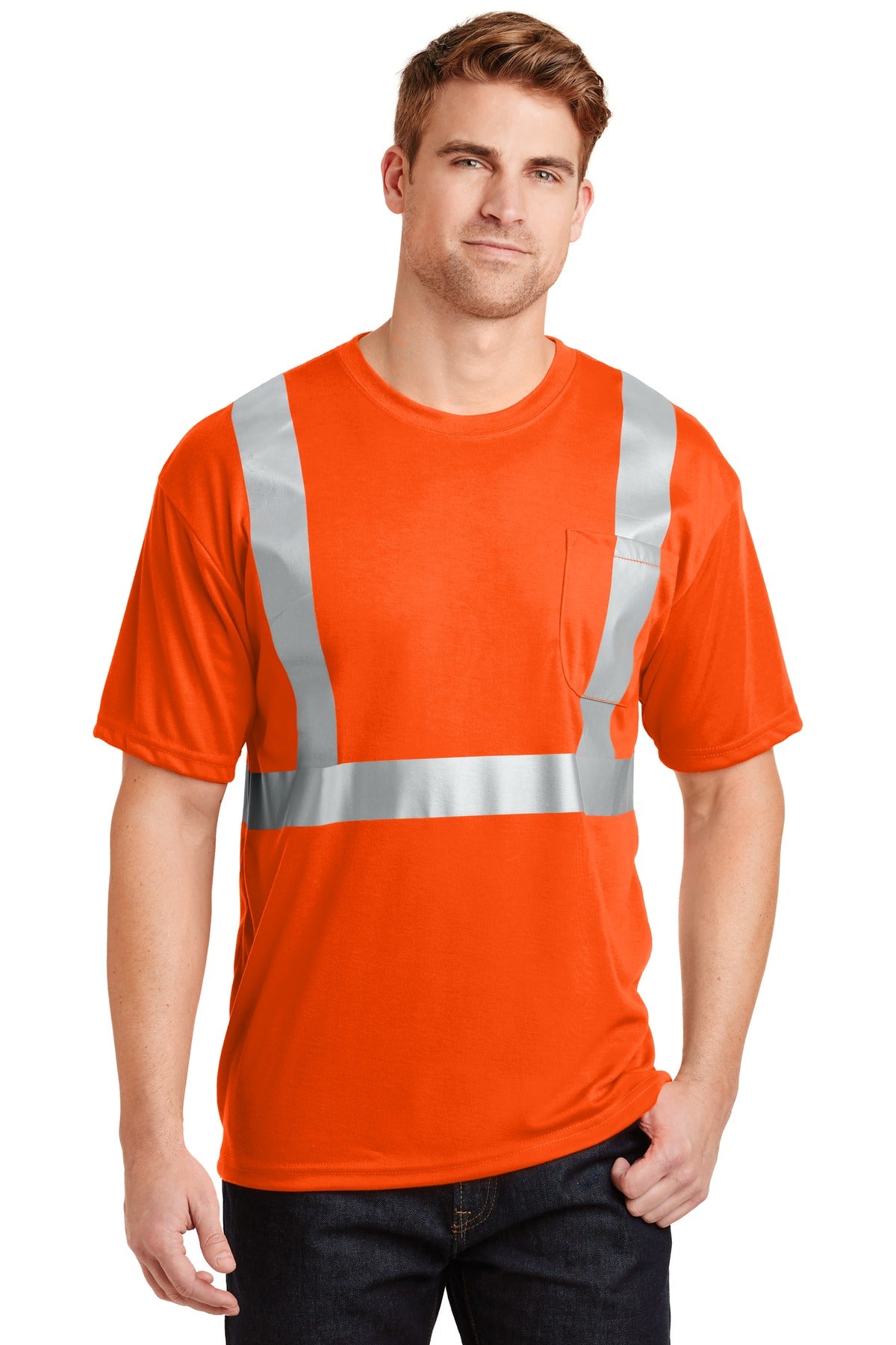 CornerStone ANSI 107 Class 2 Safety T-Shirt CS401