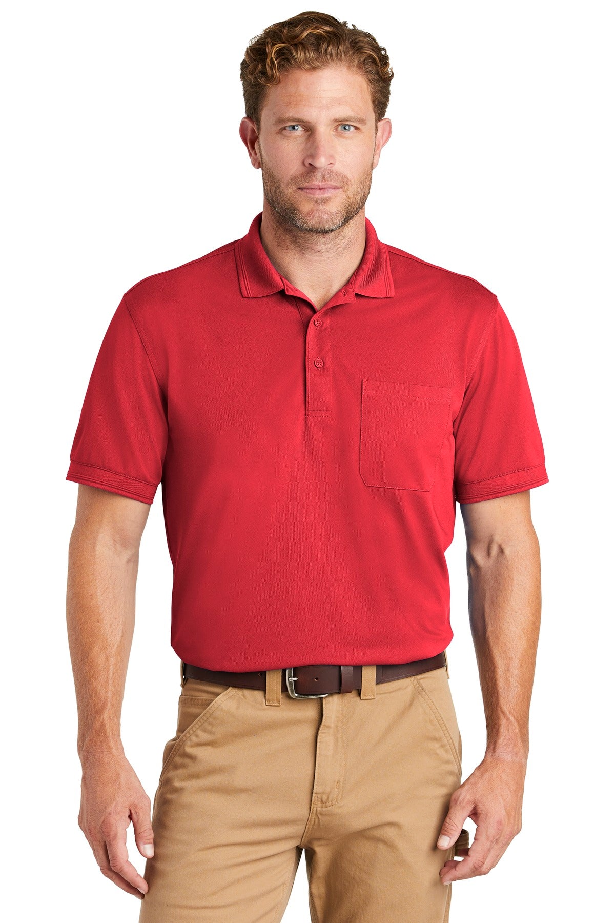 CornerStone Industrial Snag-Proof Pique Pocket Polo CS4020P