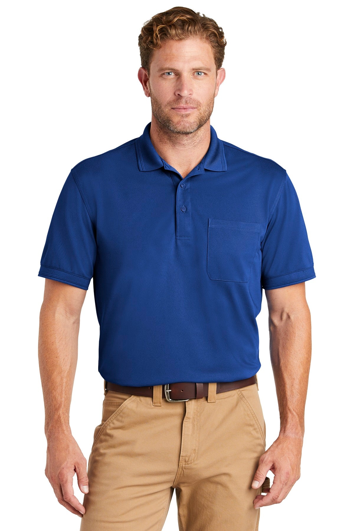 CornerStone Industrial Snag-Proof Pique Pocket Polo CS4020P