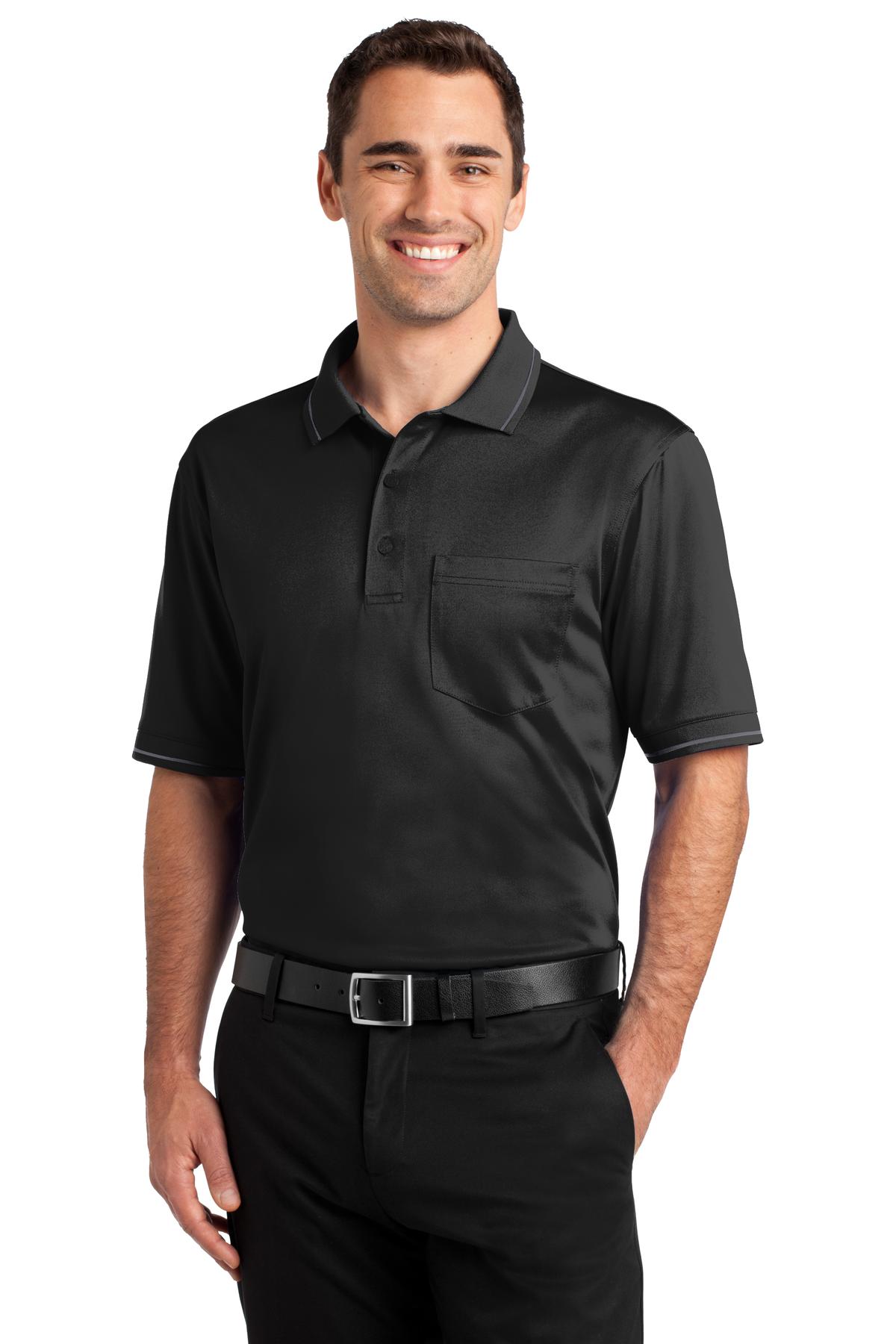 CornerStone Select Snag-Proof Tipped Pocket Polo CS415