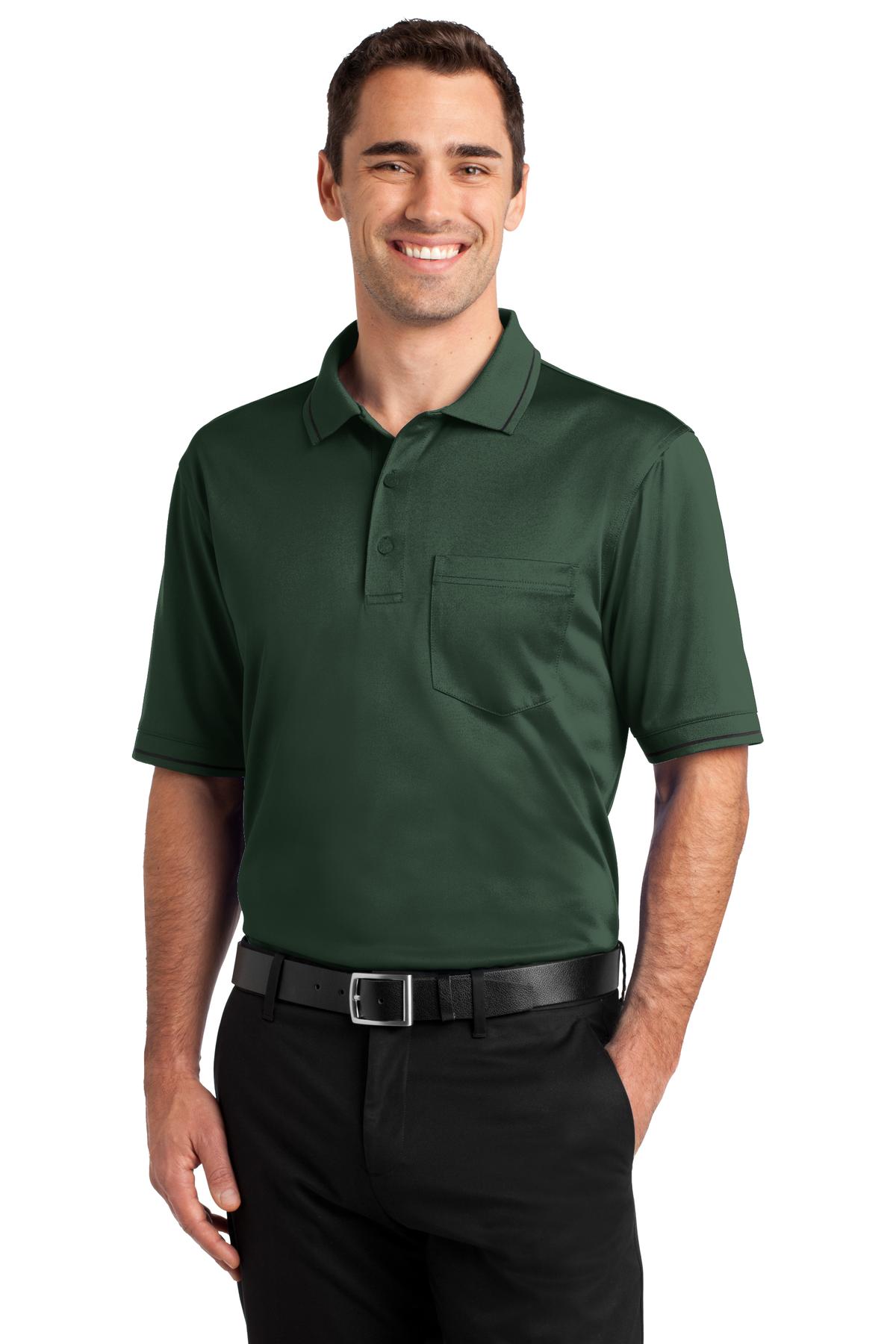 CornerStone Select Snag-Proof Tipped Pocket Polo CS415