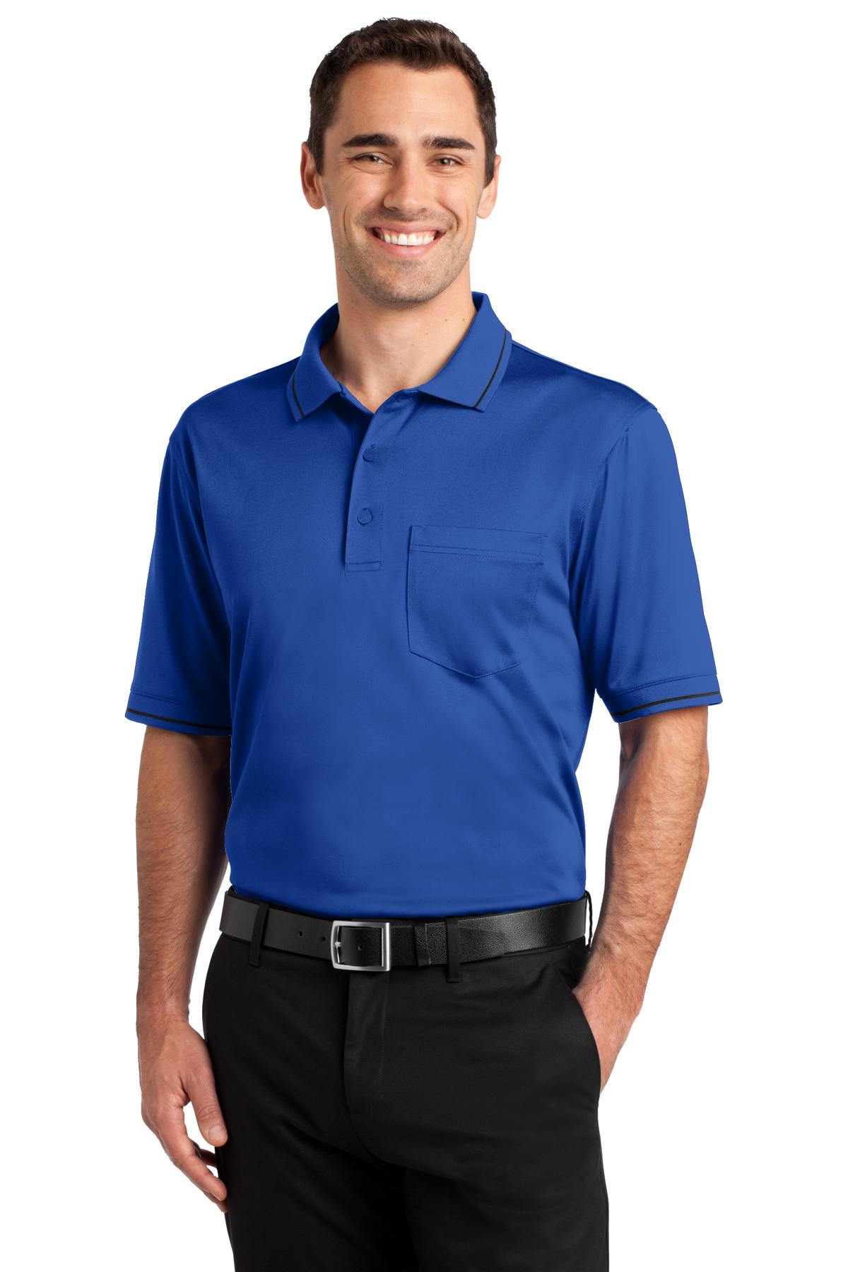 CornerStone Select Snag-Proof Tipped Pocket Polo CS415