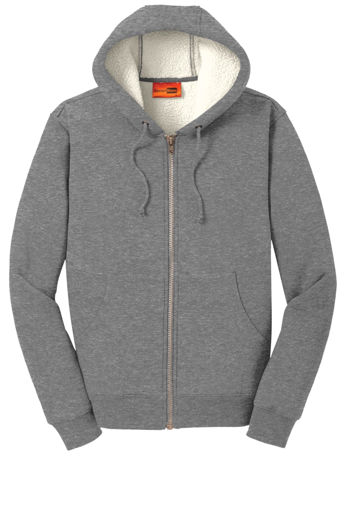 CornerStone Heavyweight Sherpa-Lined Hooded Fleece Jacket CS625