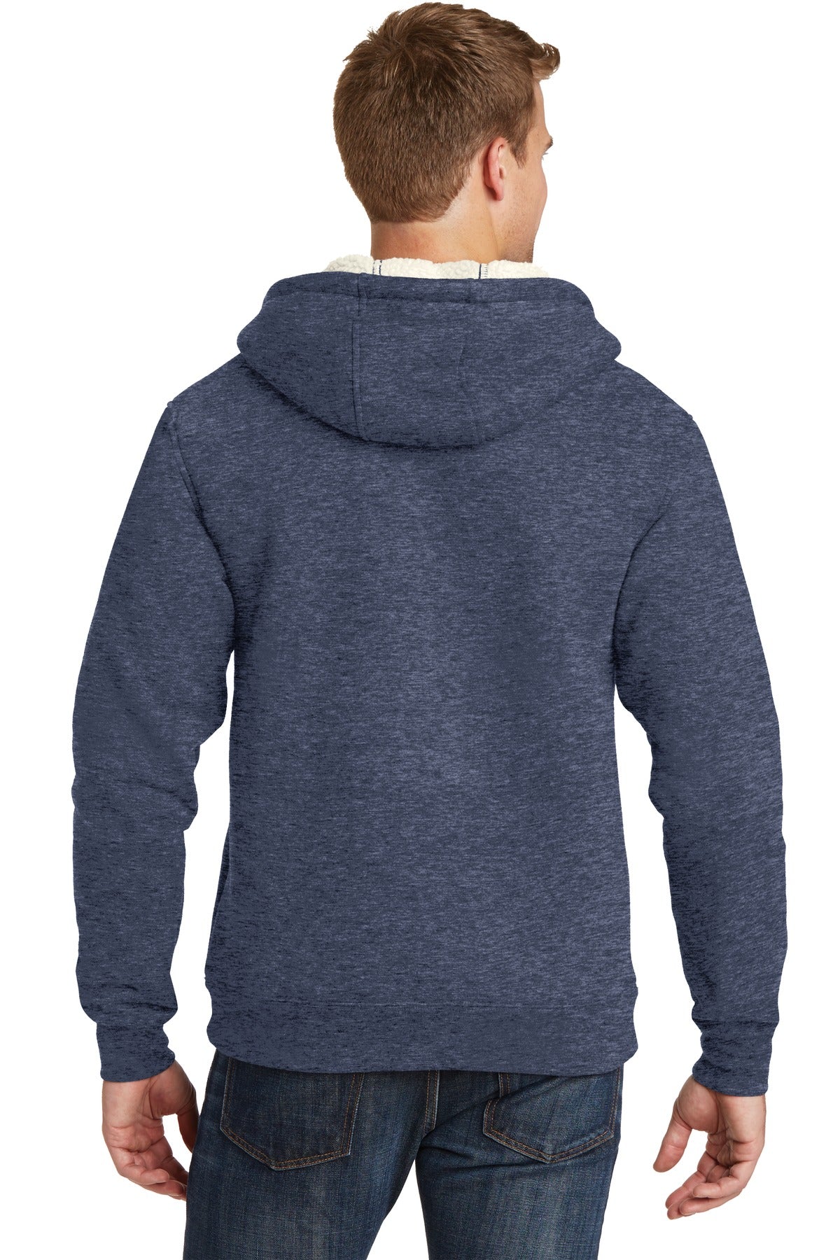 CornerStone Heavyweight Sherpa-Lined Hooded Fleece Jacket CS625