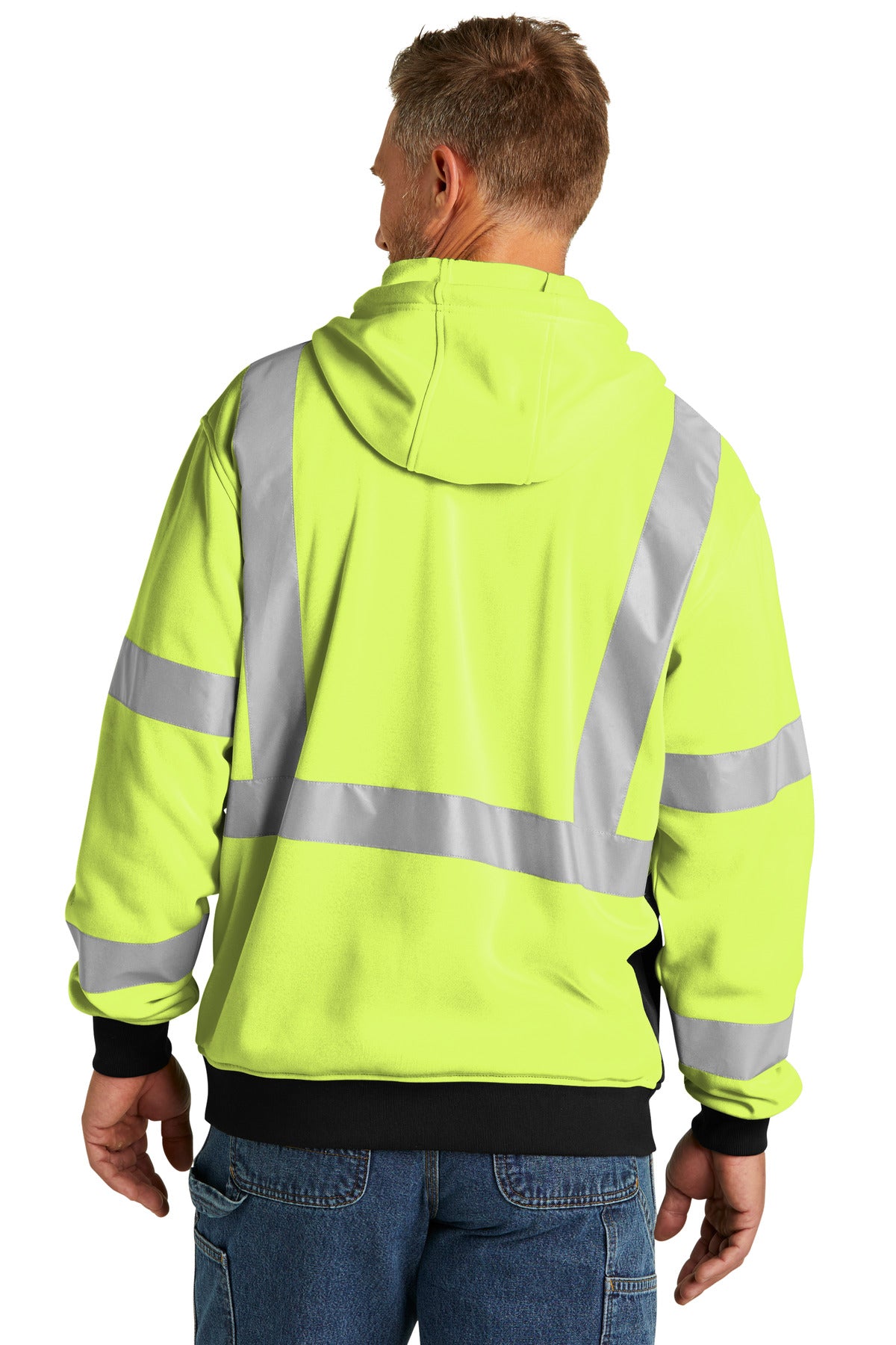CornerStone A107 Class 3 Heavy-Duty Fleece Full-Zip Hoodie CSF300