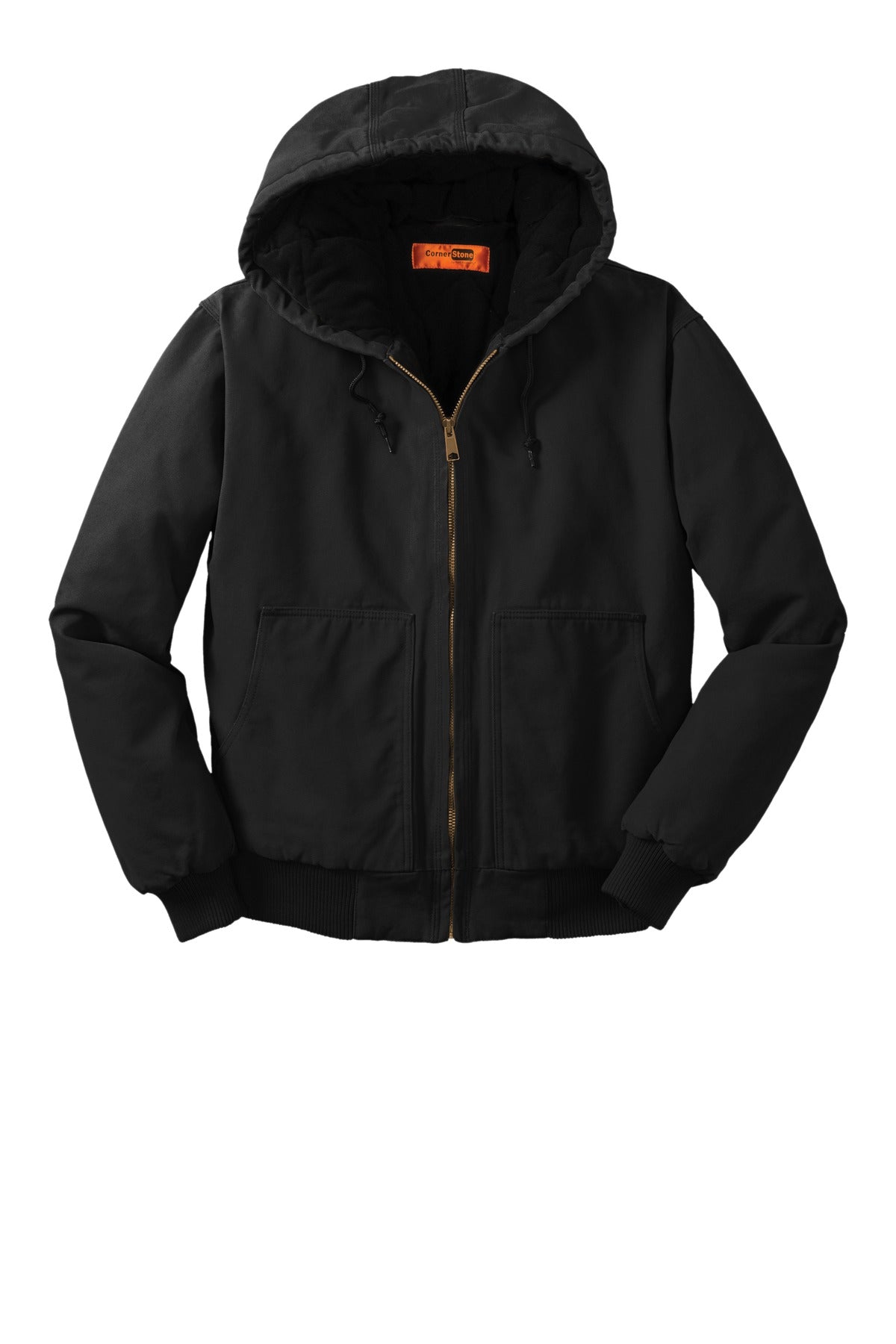 CornerStone Washed Duck Cloth Insulated Hooded Work Jacket CSJ41